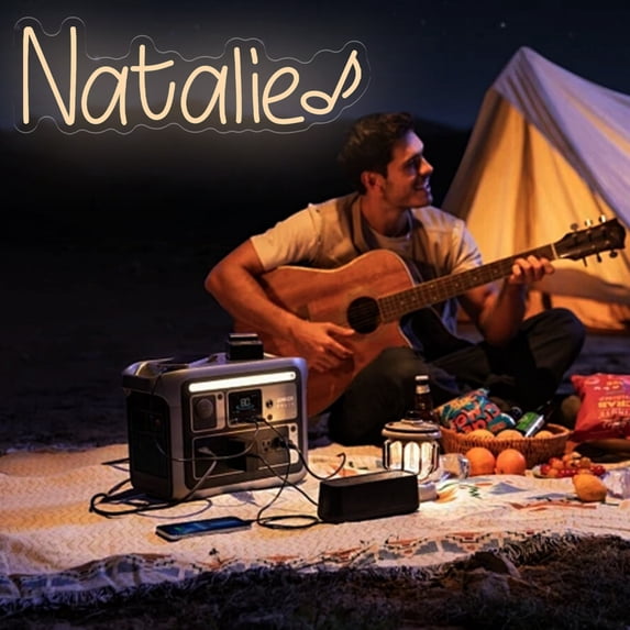 UPONRAY Single Line Custom Neon Signs with Note, Usb Powered with Adjustable Brightness Wall Decor for Gifts, Warm White, 18 inch