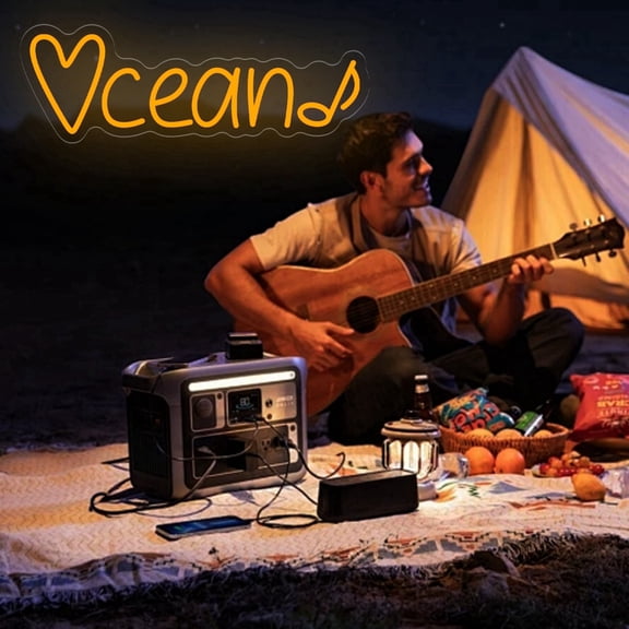 UPONRAY Single Line Custom Neon Signs with Note, Usb Powered with Adjustable Brightness Wall Decor for Gifts, Yellow, 14 inch