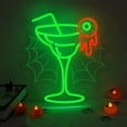 thumbnail image 1 of UPONRAY Spider Web Neon Signs, 14.2"*14.6" Dimmable & USB-Powered LED Neon Light, Stylish Wall Decor for Halloween Party, Home, Bar, Shop, Haunted House, 1 of 9