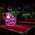 thumbnail image 1 of UPONRAY Two Lines Circular Billiards Custom Neon Signs, Usb Powered with Adjustable Brightness Wall Decor for Gifts, Rose Red, 14 inch, 1 of 9
