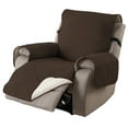thumbnail image 1 of UPONRAY Waterproof & Non-Slip Recliner Covers, Washable Furniture Protectors Reclining Chair Cover for Kids Pet Dog(23 Inche,Chocolate), 1 of 11