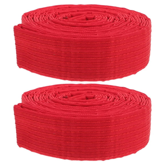 UPOUART Boys Martial Arts Belt 1 Pair Red Cotton Belt for Competition and Training Support