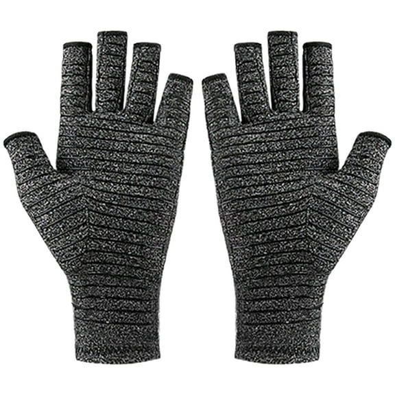 UPOUART 1 Pair Grey Polyester Weight Lifting Gloves for Men and Women Use