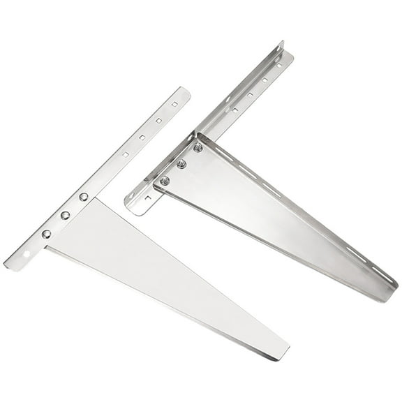 UPOUART 1 Pair Stainless Steel Air Conditioning Bracket for Outdoor Wall Mounting by Homeowners
