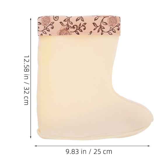 UPOUART Women's Insulated Boot Liners for Cold Weather, Multi-Color Rain Boot Inserts Size 39 for Warmth and Comfort