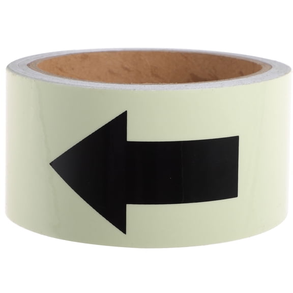 UPOUART 1 Roll Fluorescent Tape Glow PVC Multi Guiding for Indoor Outdoor Use