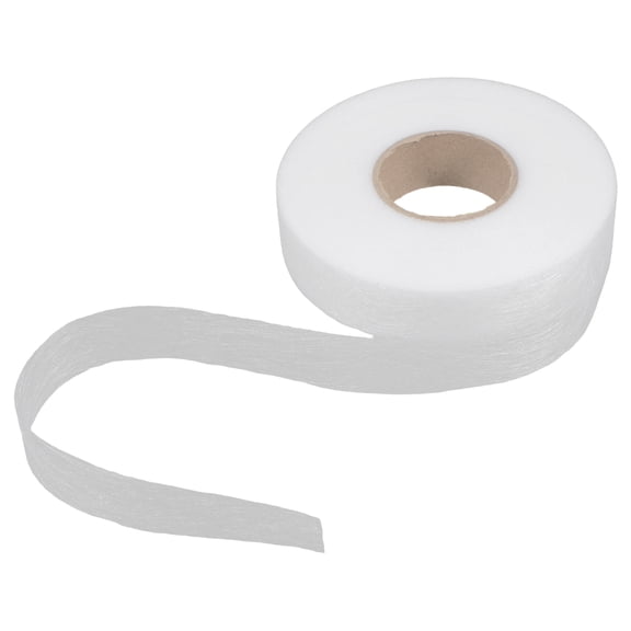UPOUART 1 Roll Iron On Hemming Tape White Non Woven Fabric Seam Sealing for Home Sewers Crafts