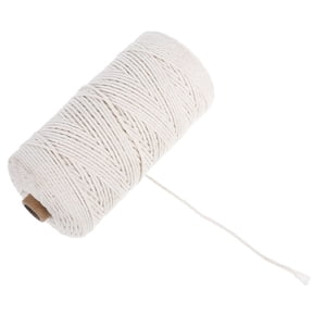 UPOUART 1 Roll Rope For Costume Cotton Beige For Crafts Home Decor Kitchen Tasks