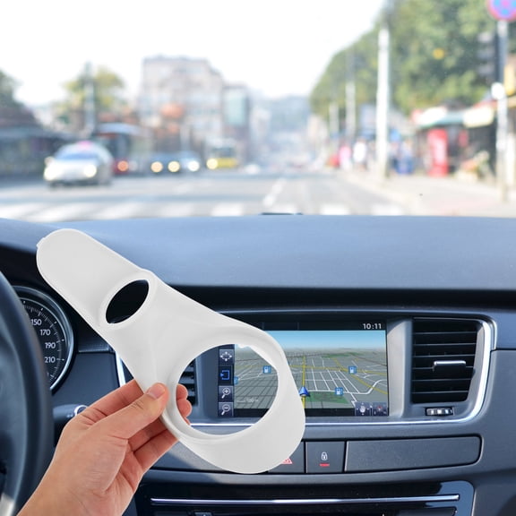 UPOUART 1 Set Auto Audio Speaker Fittings Plastic White for Universal Compatibility in Car Interior