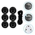 thumbnail image 1 of UPOUART Paddle-Board Accessories Bungee Deck Rigging Kit Black 1 Set 6 Pads 2.5m Rope, 1 of 8