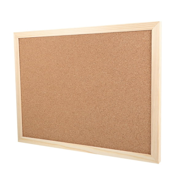 UPOUART 1 Set Cork Bulletin Boards for Walls Light Brown Rectangle Creative Design 15.7X11.8in
