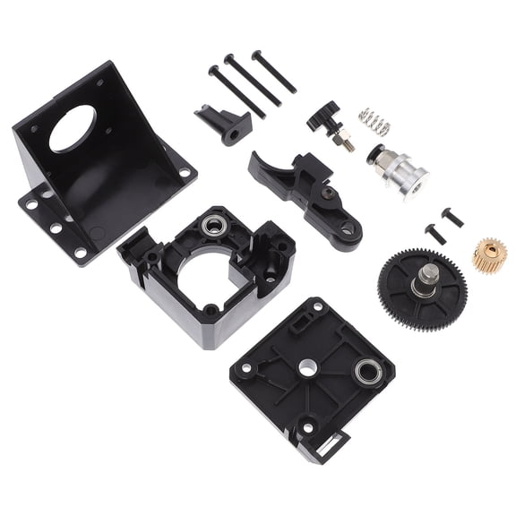 UPOUART Dual-Gear Extruder Kit for 3D Printers, Assorted Colors, Smooth and , 1 Set of Printer Parts