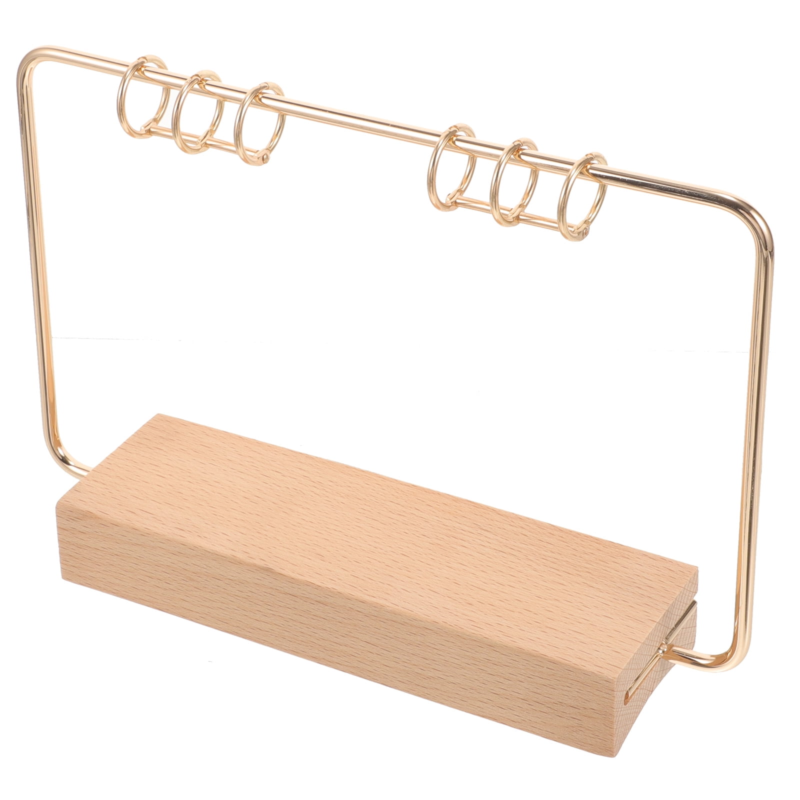 UPOUART 1Set Golden Metal Desk Calendar Holder Stand for Home Desktop ...