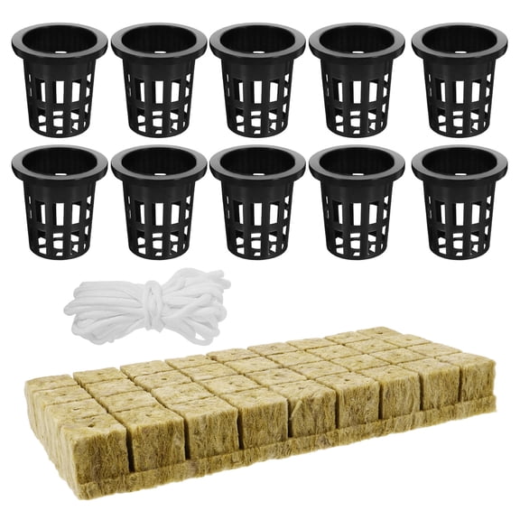 UPOUART 1 Set Hydroponic Grow Baskets Assorted Color Plastic For Plant Enthusiasts Seedgerm Growth