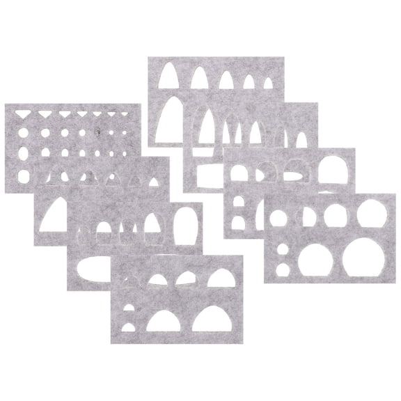 UPOUART Lightweight Felting Tool Set with Grey Animal Eyes Mold for Family Crafting Projects