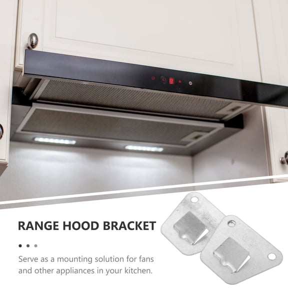 UPOUART Durable Stainless Steel Range Hood Bracket for Easy Kitchen Setup 1Set