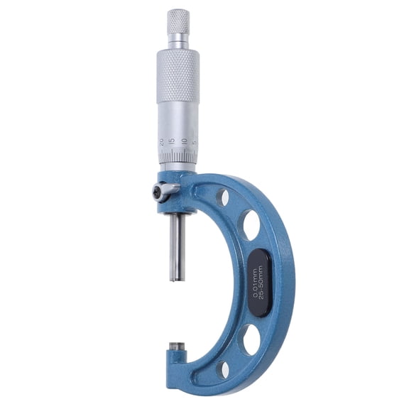 UPOUART 1 Set Outside Micrometer Multi Stainless Steel Measuring Tool For Industrial Environments 9.45X2.76X0.47In