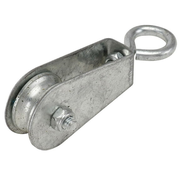 UPOUART 1 Set Pulley Roller Heavy Duty for Lifting Round 3.86X1.26X0.79In