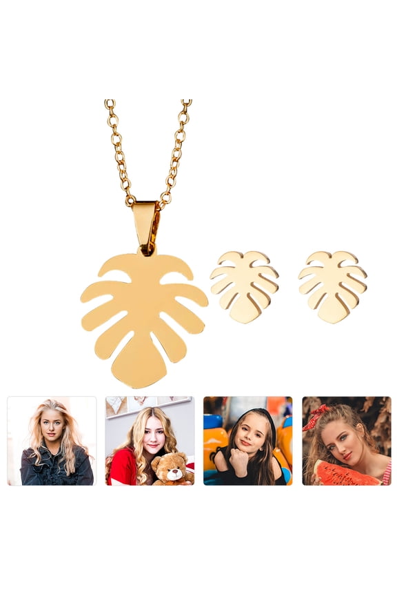 1 Set Tropical Earrings for Women Alloy Fashionable Jewelry for Nature Lovers