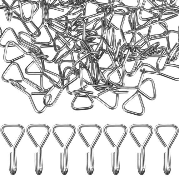 UPOUART S Hooks Heavy Duty Stainless Steel Metal for Hanging Use in Cars Silver 100Pcs