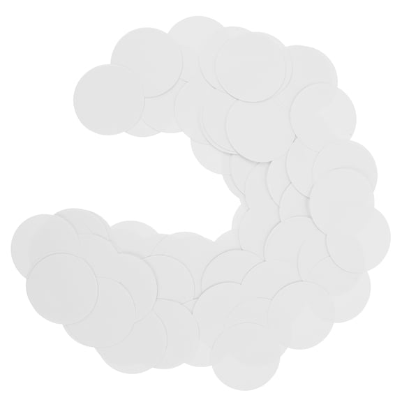 UPOUART 100 Sheets Badge Making Papers Blank Round Diy Badges for Artists and