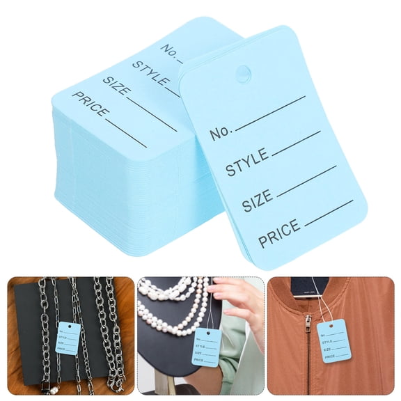 UPOUART 1000 Pcs Writable Labels Price Tags for Jewelry Clothing Shoes Bags Artworks