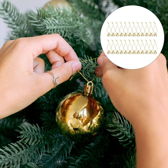 UPOUART 1000Pcs Universal Replacement Christmas Ornament Caps for Porcelain Ceramic and Glass Baubles