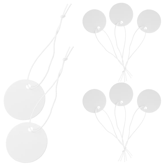 UPOUART 100Pcs Clothing Tags with White Elastic String for Stylish Product Labeling