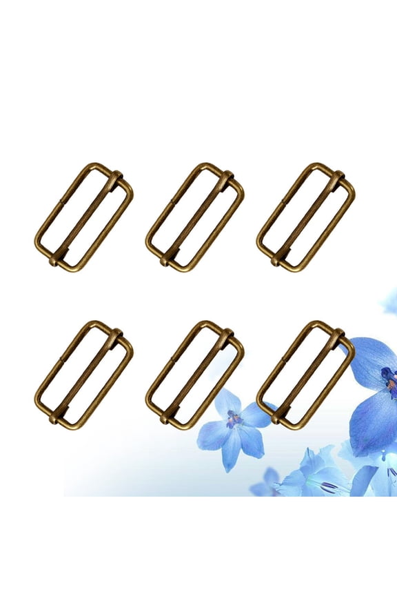 100Pcs Durable Golden Roller Pin Buckles Metal Strap Buckles for Backpack Tote Luggage