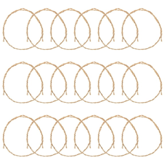 UPOUART Meat Packaging Thread Light Brown 100Pcs 18In Length