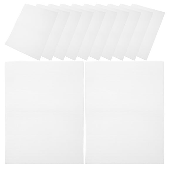 UPOUART 100Pcs Foam Packing Pouches White for Shipping Crafts Photo Frames and Electronics