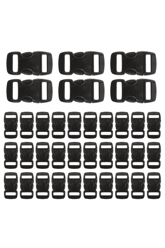 100Pcs Professional Plastic Buckles Wear Resistant Backpack Buckles for Outdoor Use