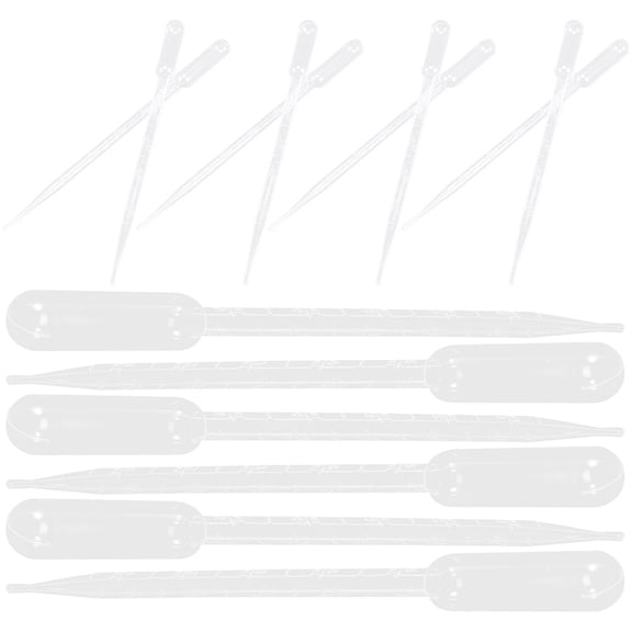 UPOUART Pipette Accurate Measurement Plastic 100Pcs 3Ml