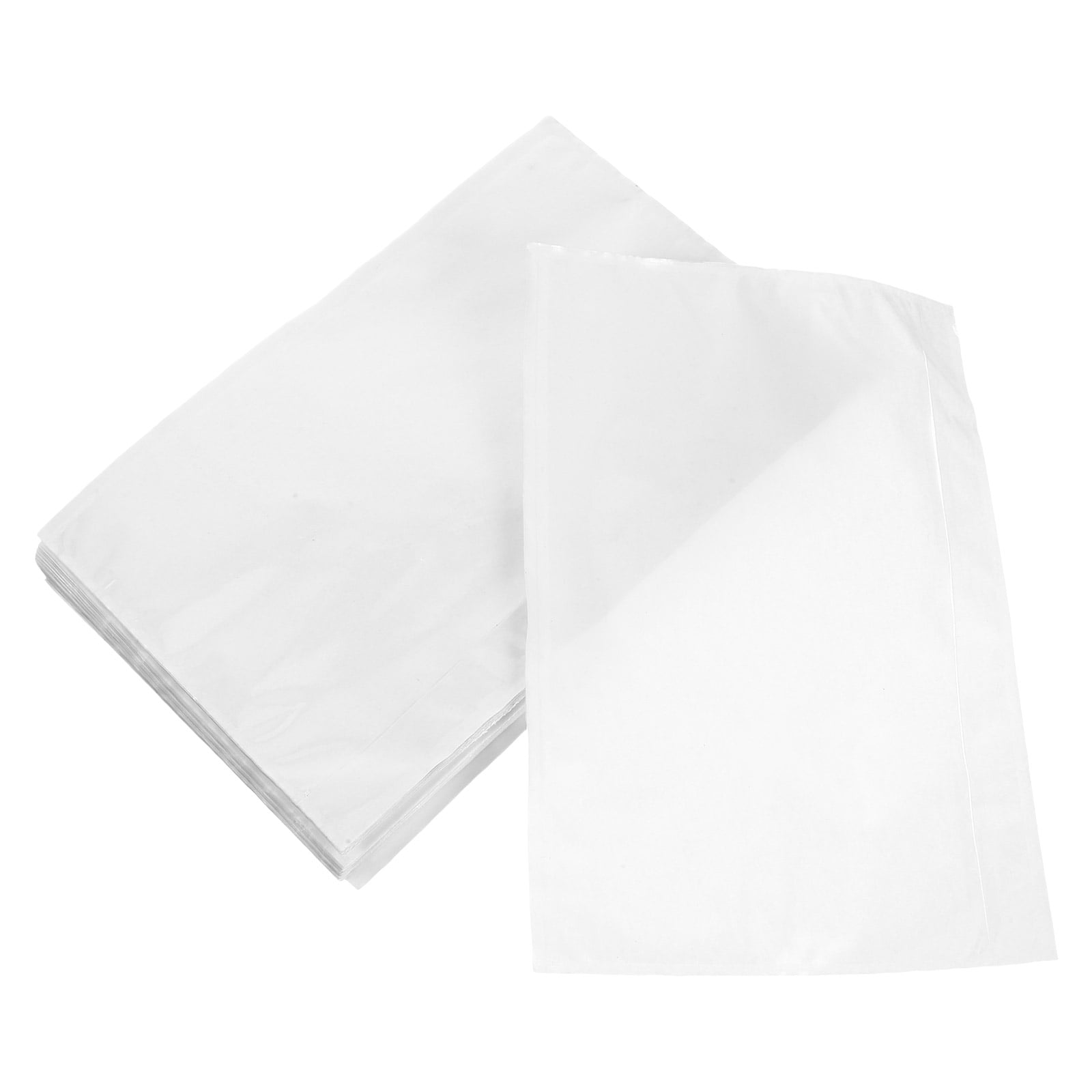 UPOUART 100Pcs Transparent Shipping Label Sleeves with Self Adhesive ...