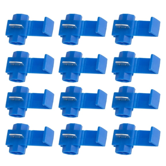 UPOUART 100pcs T-tap Wire Connectors in Blue Color for Maintenance and Repair Works
