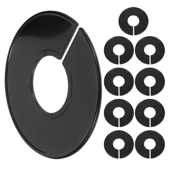 Garment Rack Divide UPOUART 10PCS Garment Rack Divider Black Plastic Round for Closet ...