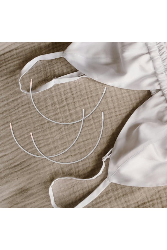 10 Pairs Stainless Steel Bra Underwire Replacement Supports with Easy Installation and Plated Finish