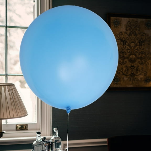 UPOUART 10pcs Bulk Balloons Latex Balloon Decoration Blue for Room Wall Door Window Decor