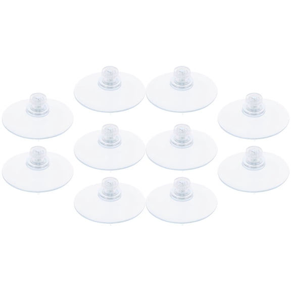 UPOUART 10Pcs Clear Vacuum Suction Cups for Furniture Glass Tables Mirrors No Drill Needed