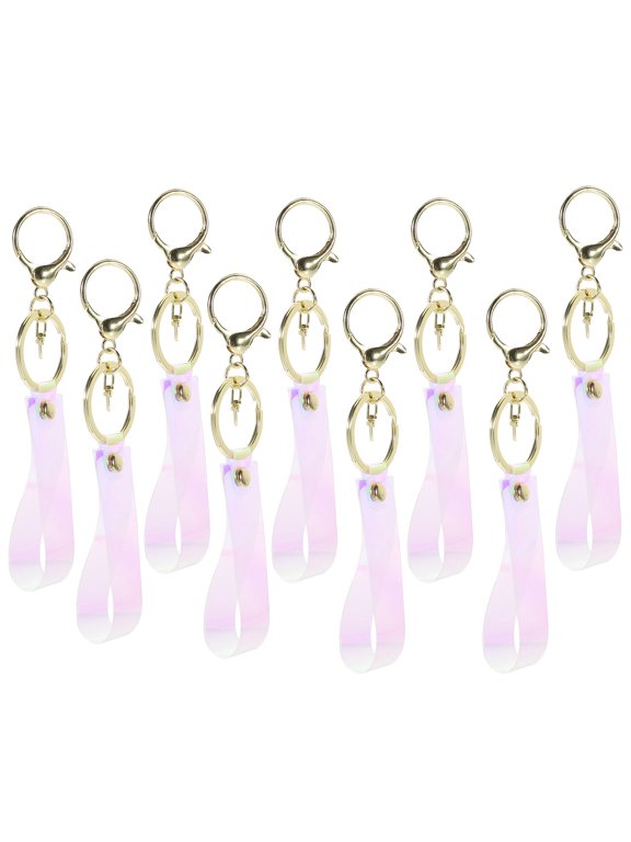 Durable Laser Keychain Multi Tpu Metal Car Keys Accessory 10Pcs