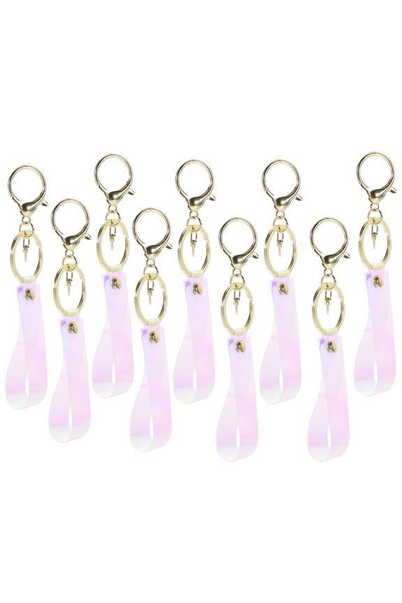 10Pcs Lightweight Multi Color Keychain for Car Keys Durable and Stylish Accessory