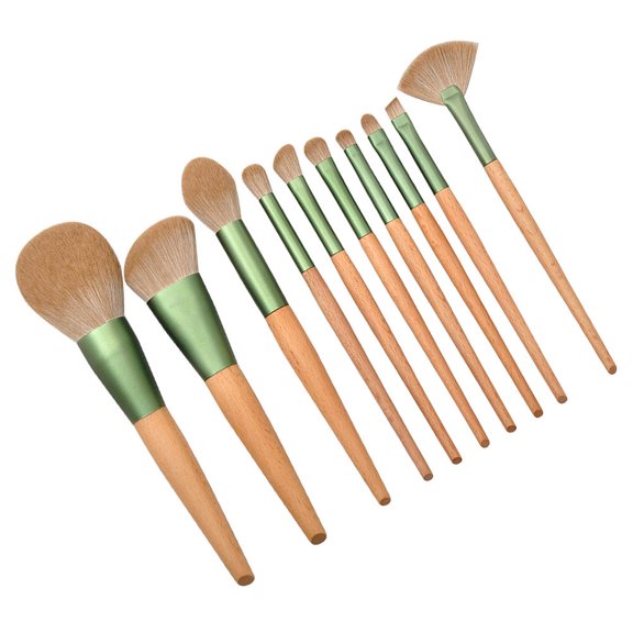 UPOUART Face Makeup Tools Assorted Color Wood Handle Different Sizes and Shapes
