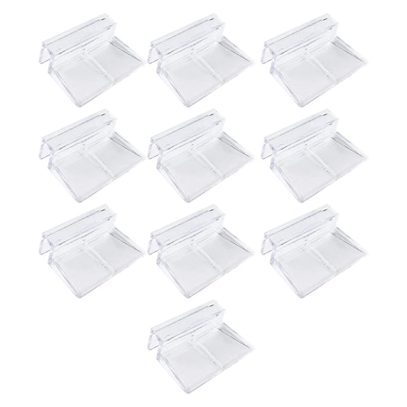 UPOUART 10Pcs Fish Tank Cover Support Acrylic Frame Transparent Durable for Aquarium and Fish Tank
