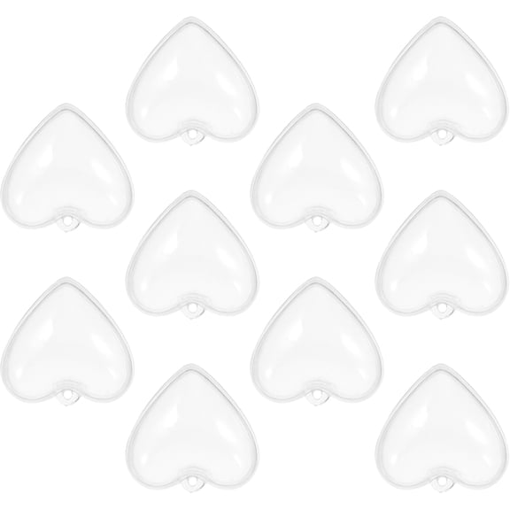 UPOUART 10Pcs Floating Aquarium Decorations Clear Fillable Ornaments Transparent PVC Fish Tank Ornaments Home Decor