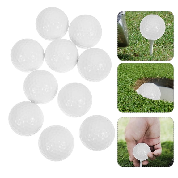 UPOUART 10Pcs Golfing Practice Ball 1.68In for Indoor Golf Swing Practice and Training