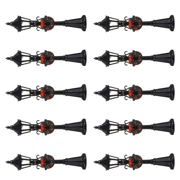 UPOUART 10Pcs Miniature Lighting Small Square House Model Lamp for Collectors and Model Display