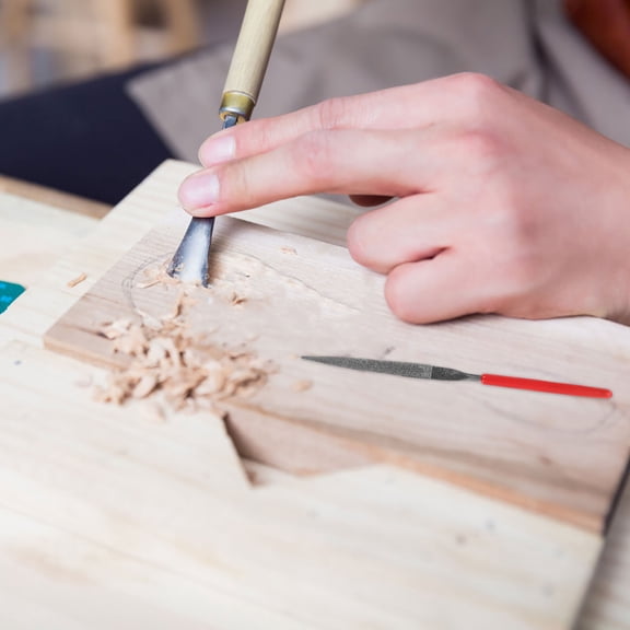 UPOUART 10-Piece Multi-Color Titanium Coated Needle File Set for Precision Shaping on Metal and Plastic