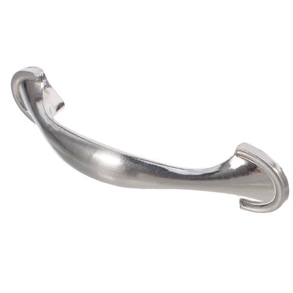 UPOUART 10Pcs Plated Silver Zinc Alloy Cabinet Knobs Modern European Style Decorative Pull Handles for Screen Doors