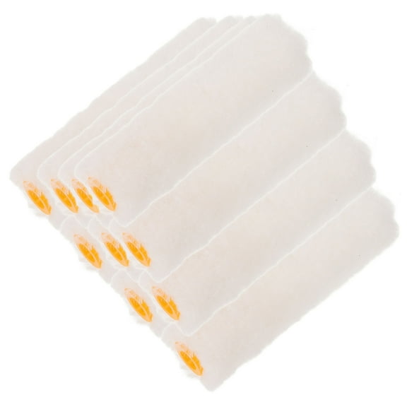 UPOUART Replaceable Cotton Paint Roller Covers Soft for Easy Wall and House Painting 10Pcs