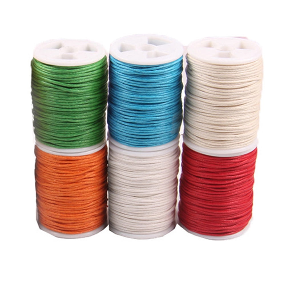 UPOUART 10Pcs Premium Waxed Cotton Cord Knitting String Perfect for ...